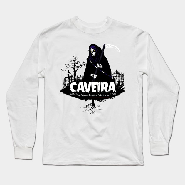 Caveira Long Sleeve T-Shirt by andremoraes